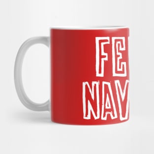 Feliz Navidad (White Ink Version) Mug